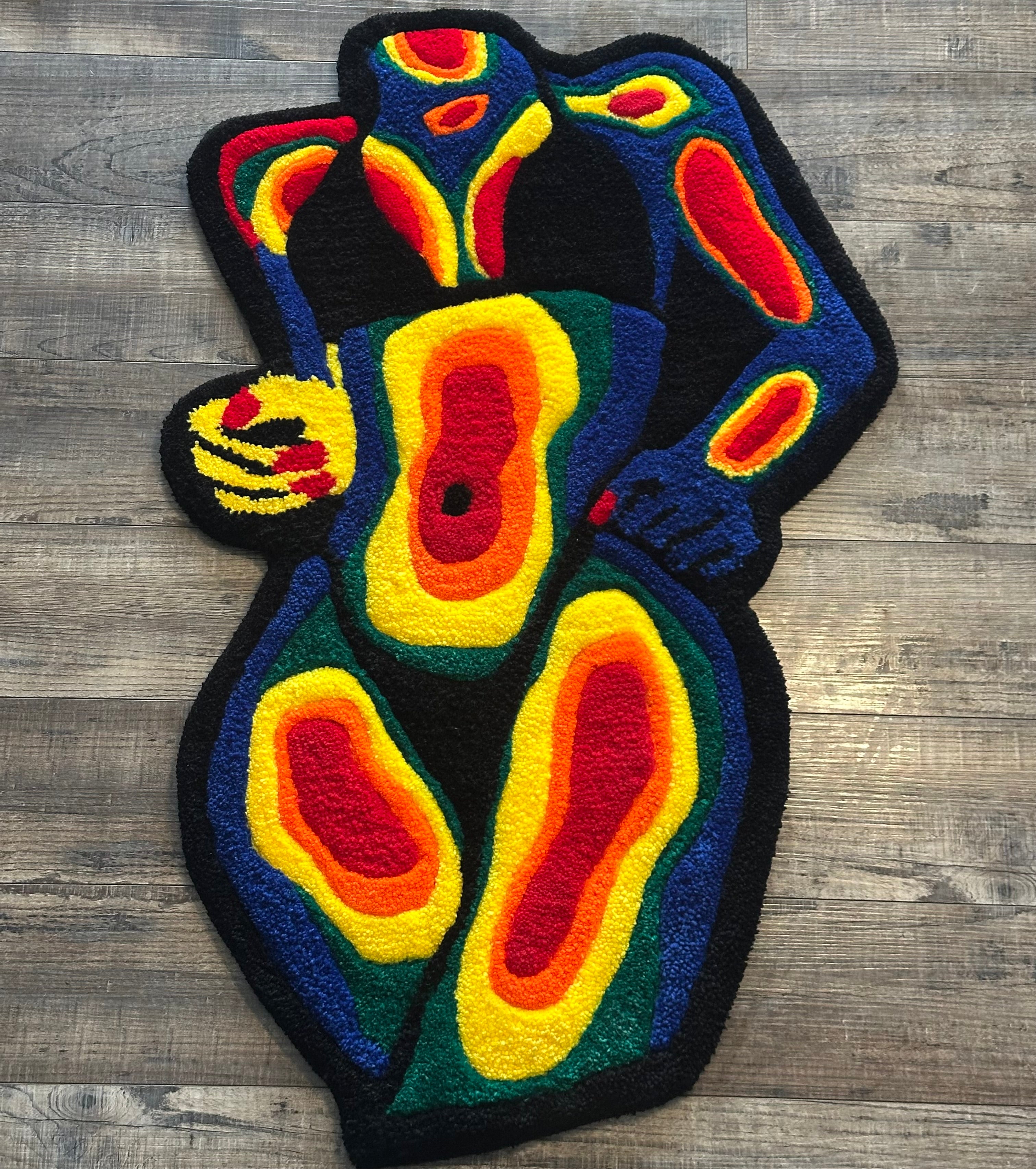 Thermal Woman Body Rug (2.5ft x 1.5ft)